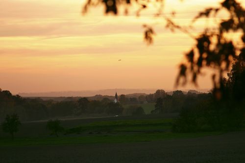 landscape nature twilight