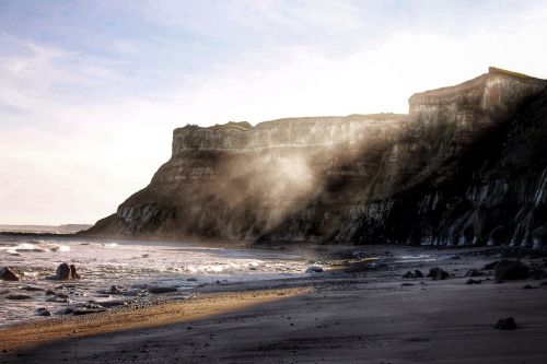 landscape beach clouds