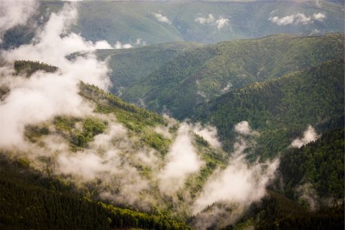 landscape hills mountains