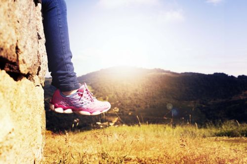 landscape feet mountains