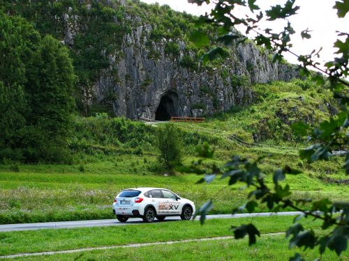 landscape cave road