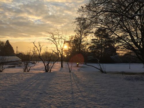 landscape snow winter landscape