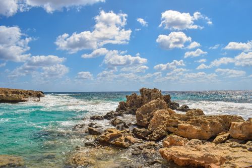 landscape sea rocky coast