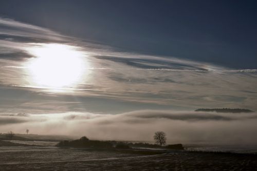 landscape snow field