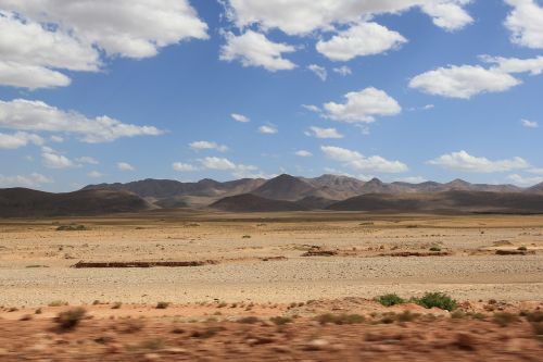 landscape desert mountains