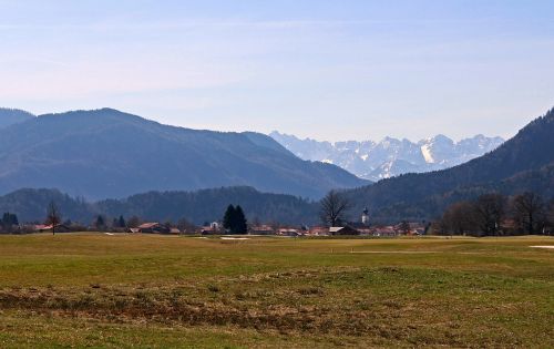 landscape chiemgau mountains