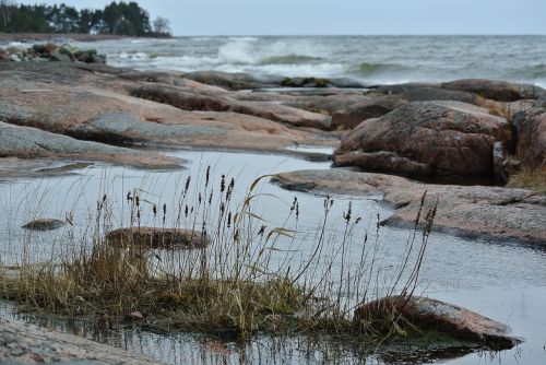 landscape sea rock