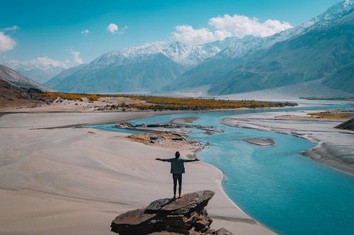 landscape mountain water