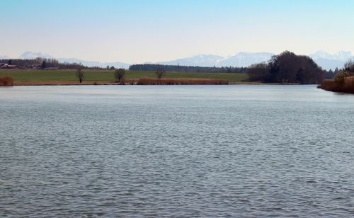 landscape chiemgau river