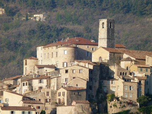 landscape old village provence