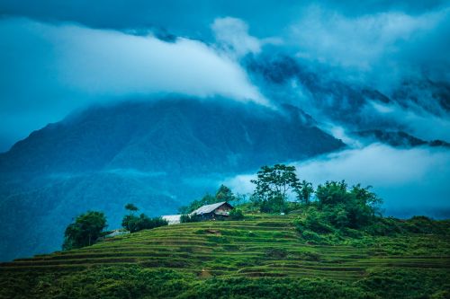 landscape vietnam mountain
