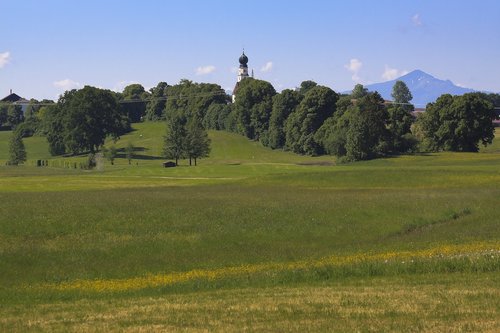 landscape  chiemgau  bavaria
