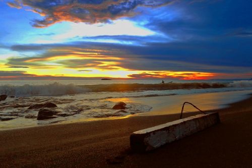 landscape sunset clouds