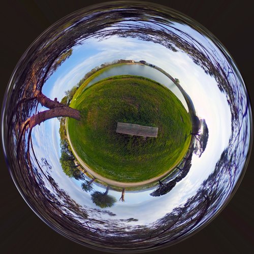 landscape  small planet  planet earth