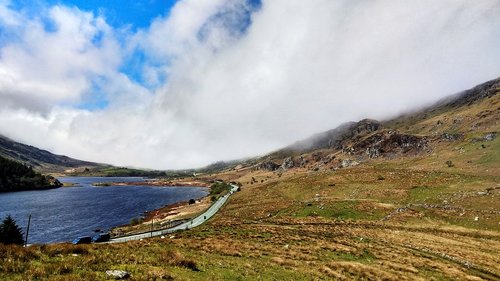 landscape  mountains  water