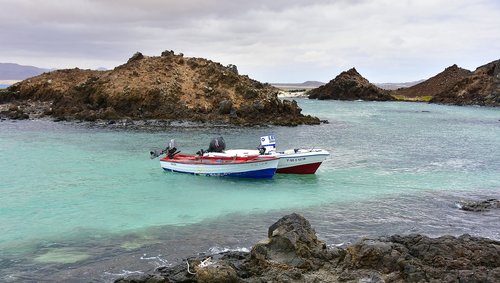 landscape  island of lobos  fuerteventura