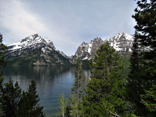 landscape  mountains  lake