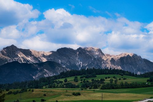 landscape  alpine  mountains