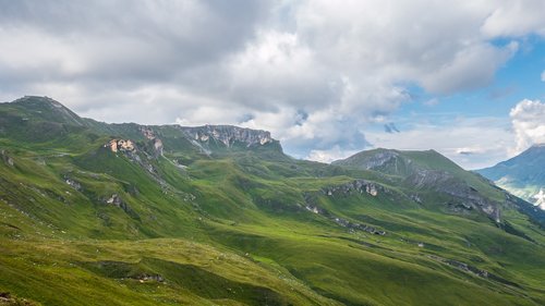 landscape  mountains  clouds