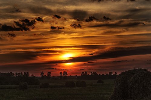 landscape  sunset  sky