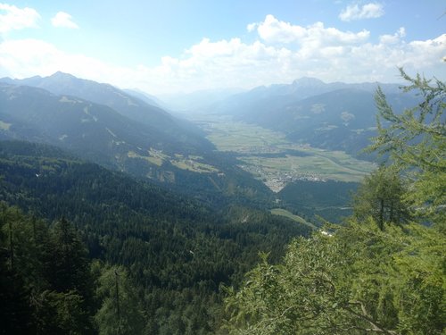 landscape  mountains  forest