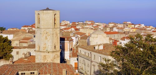 landscape  monte sant'angelo  gargano