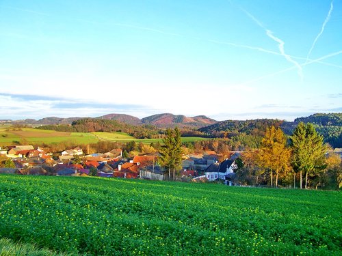 landscape  village  idyllic view