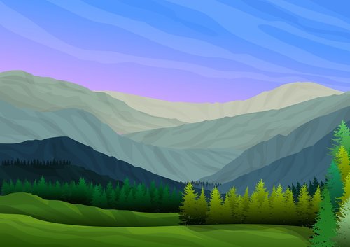 landscape  sky  mountains