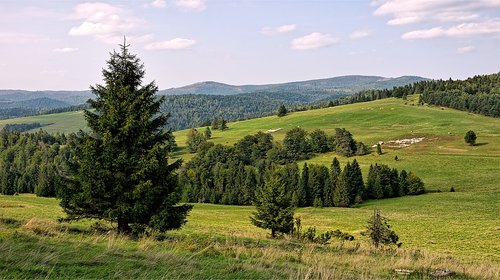 landscape  view  beskids