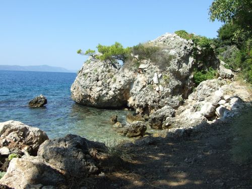 landscape coast croatia