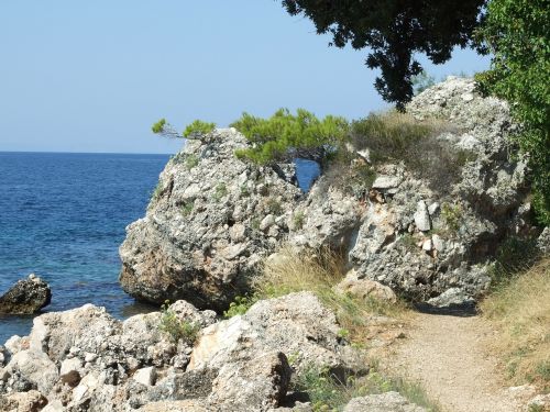 landscape coast croatia