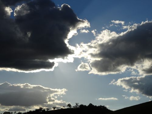 landscape cloud horizon