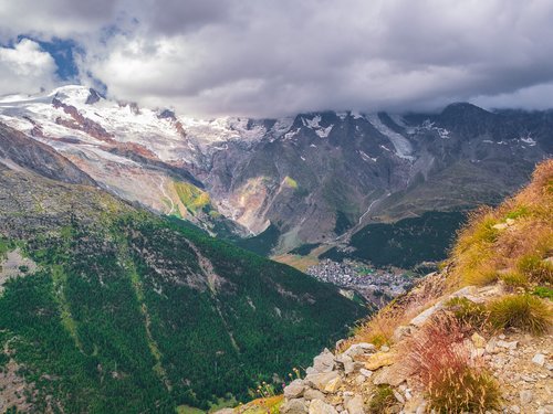 landscape  mountains  valley