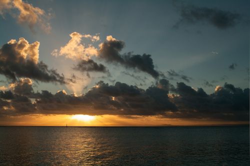 landscape sunset sainte-marie