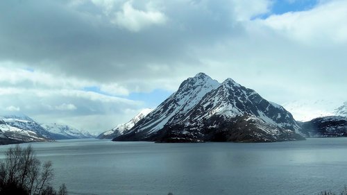 landscape  water  mountains