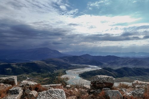 landscape  mountains  sky