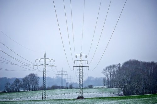 landscape  power poles  energy