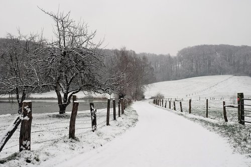 landscape  winter  snow