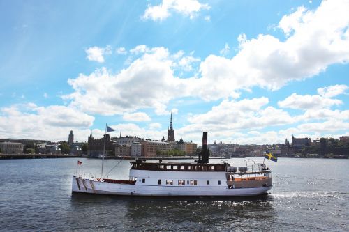 landscape boat stockholm