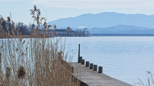 landscape  upper bavaria  chiemsee