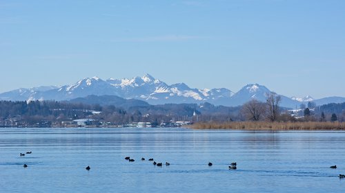 landscape  upper bavaria  chiemsee