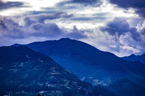 landscape  mountains  sky