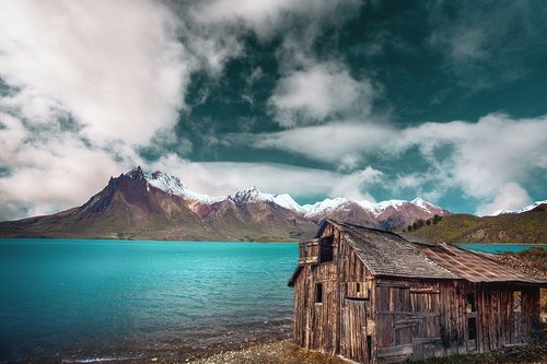 landscape  lake  mountain