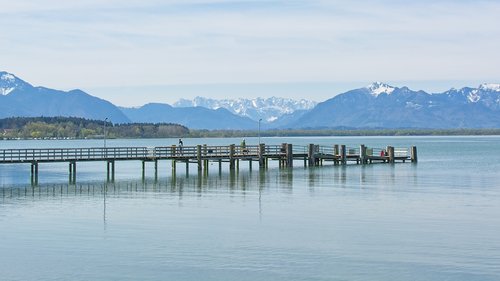 landscape  upper bavaria  chiemsee