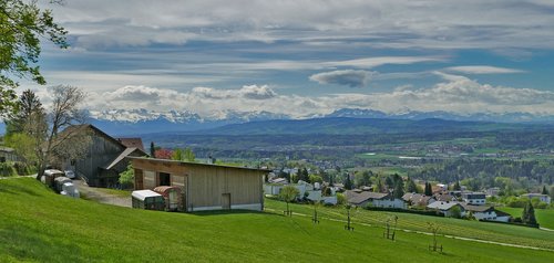 landscape  panorama  switzerland