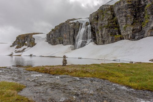 landscape  mountains  snow