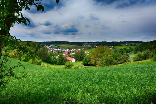 landscape  area  bavaria