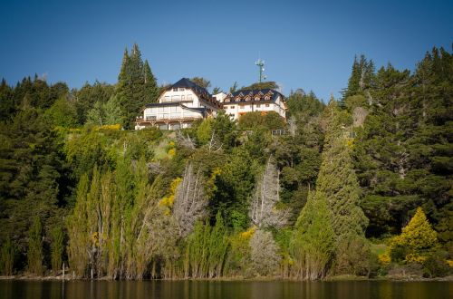 landscape mountain house