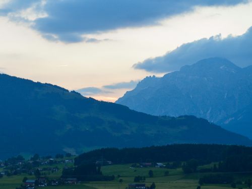 landscape mountains austria