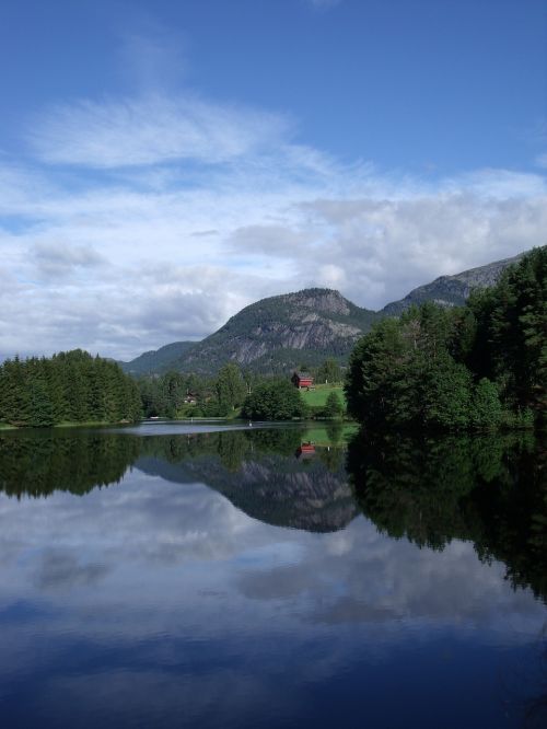 landscape norway lake